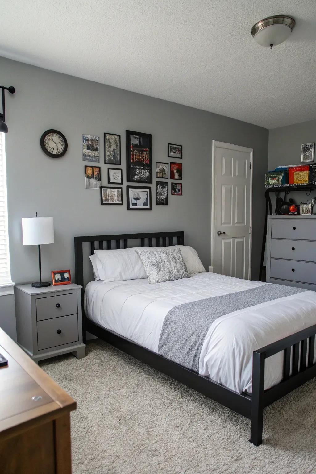 Neutral shades deliver a polished base for any bedroom design