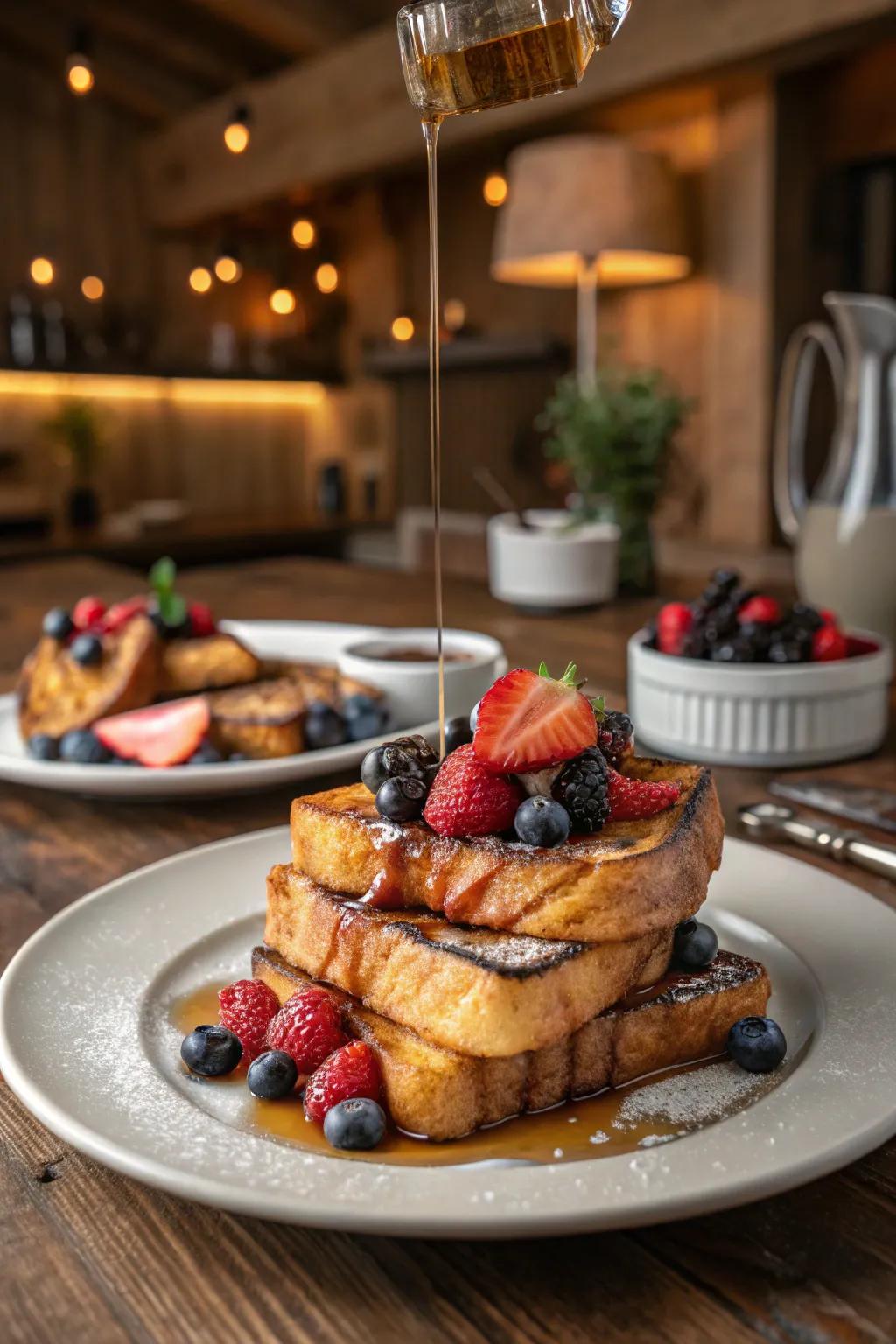 Classic French toast is always a sure hit.
