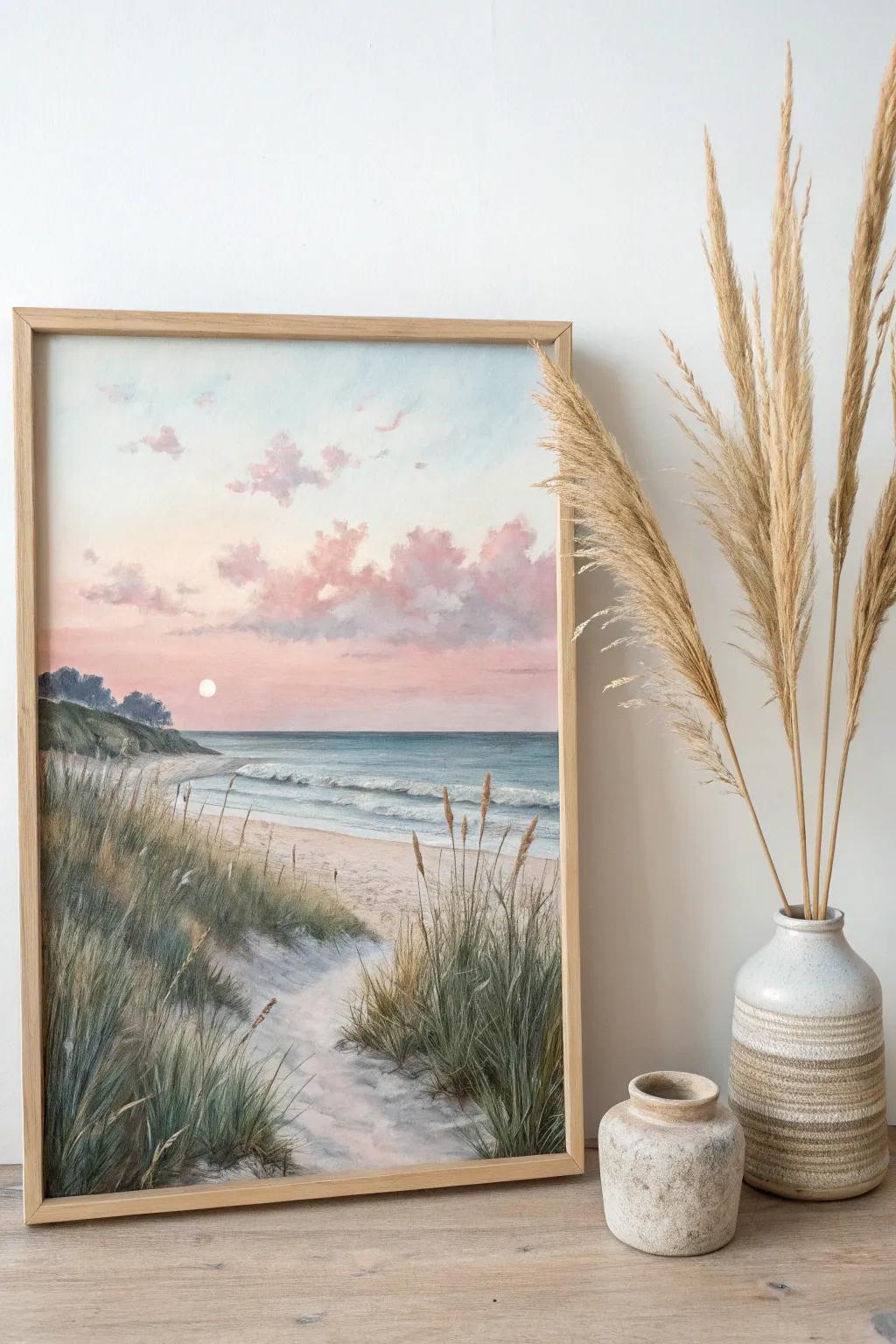 Immerse yourself in tranquility with a minimalist natural canvas that brings the peace of nature into your abode.