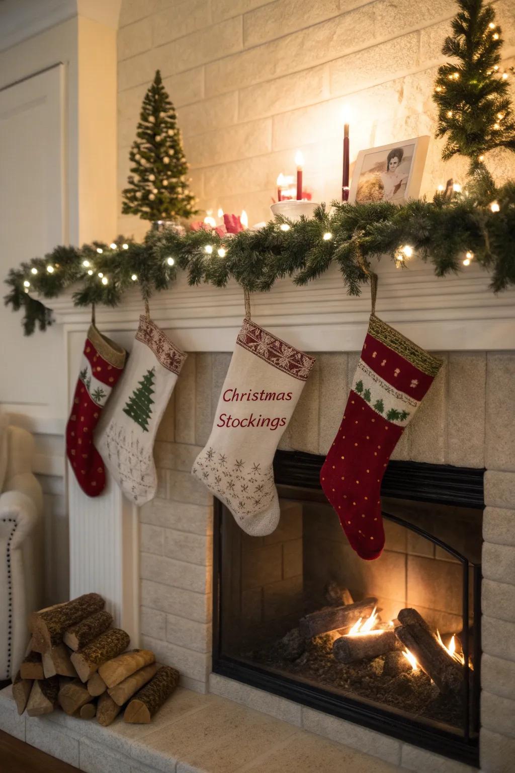 Custom stockings ensure each family member feels exceptionally valued.