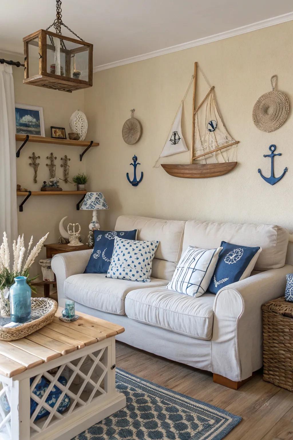 Shoreline beige develops a snug and welcoming coastal feeling.