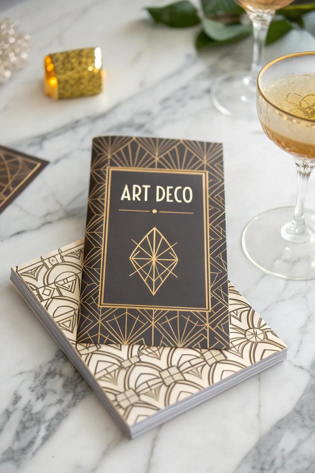 Transport your party to the '20s with invitations exuding classic sophistication.