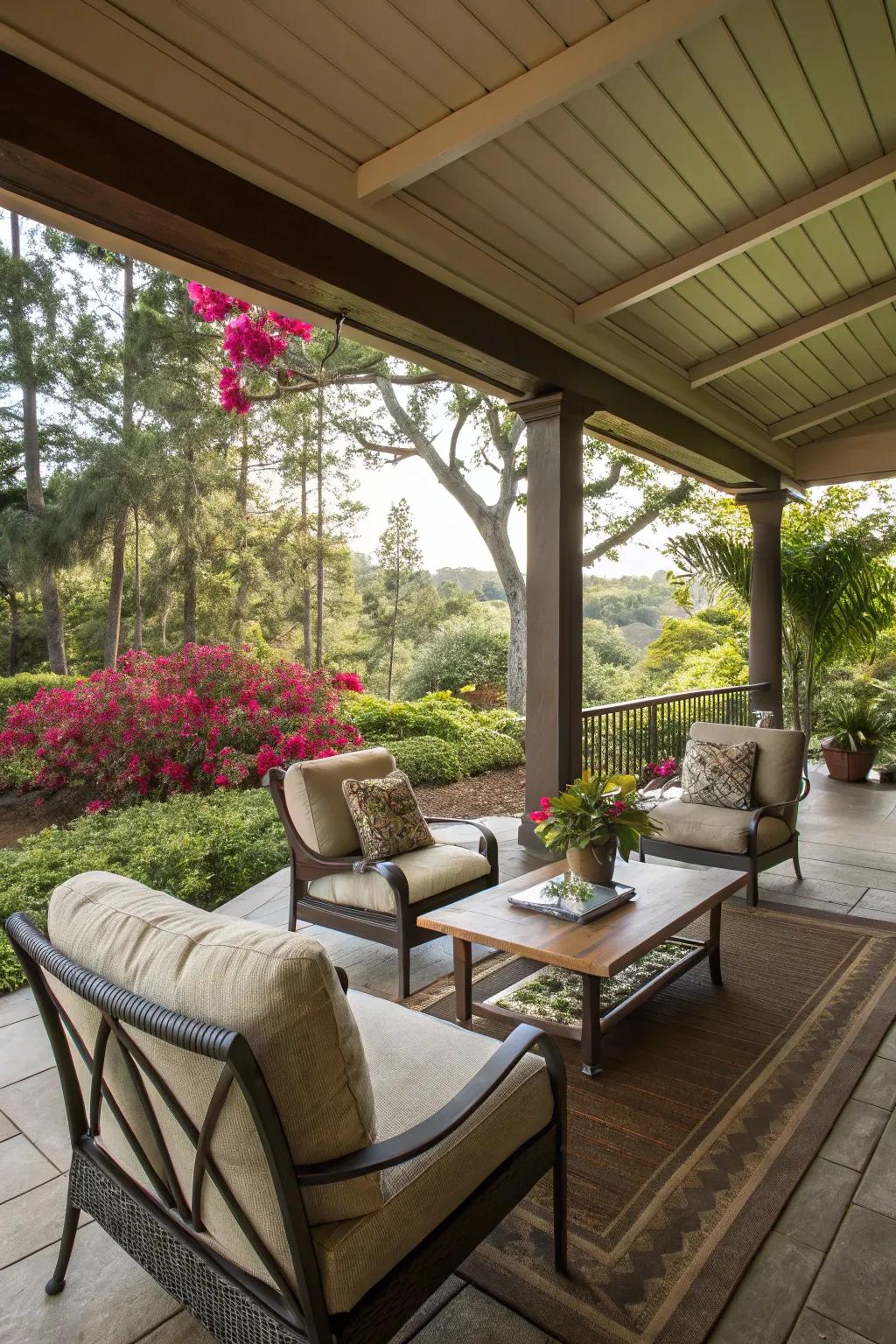 Create an inviting seating area for relaxation and gatherings.