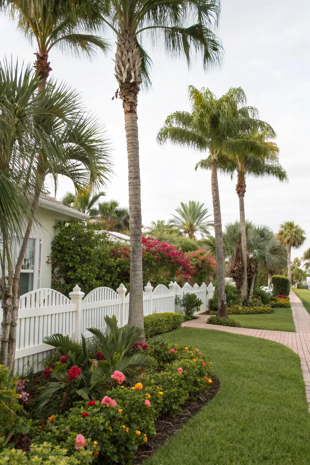 Frondescence provides an island getaway touch to any Florida landscape.