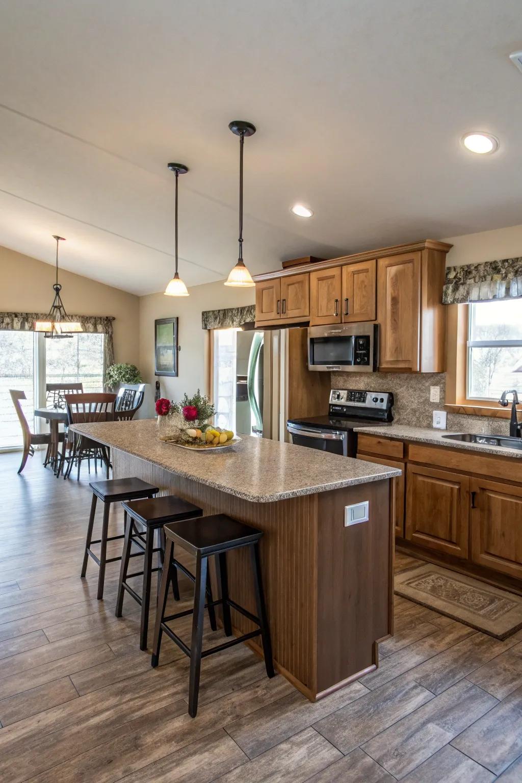 Open up your kitchen to create a more connected and inviting living area.