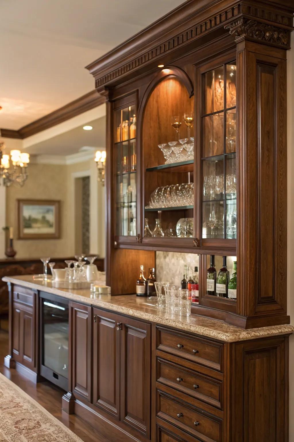 A classic bar that radiates timeless sophistication.