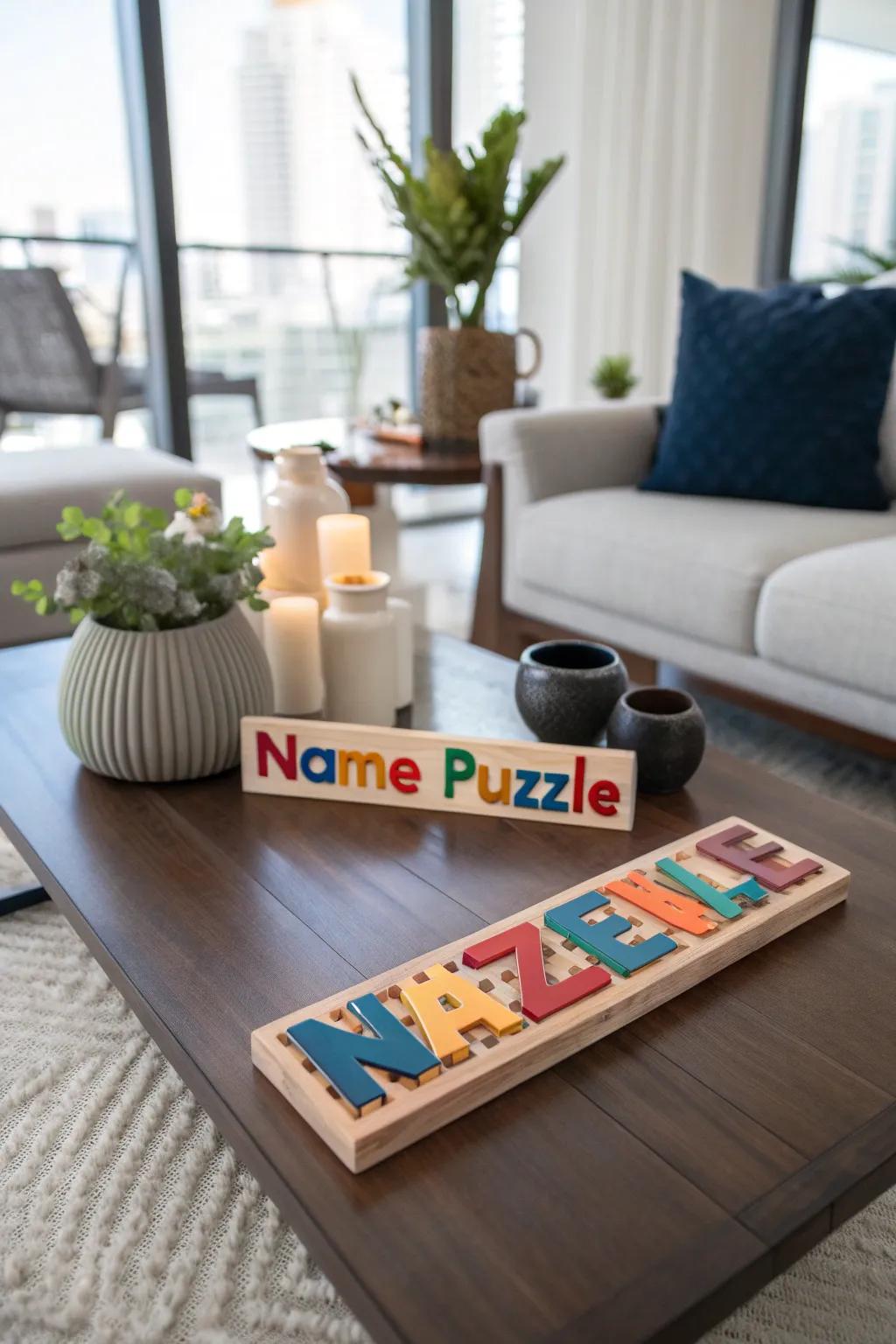 A name jigsaw turns learning into a personalized adventure.
