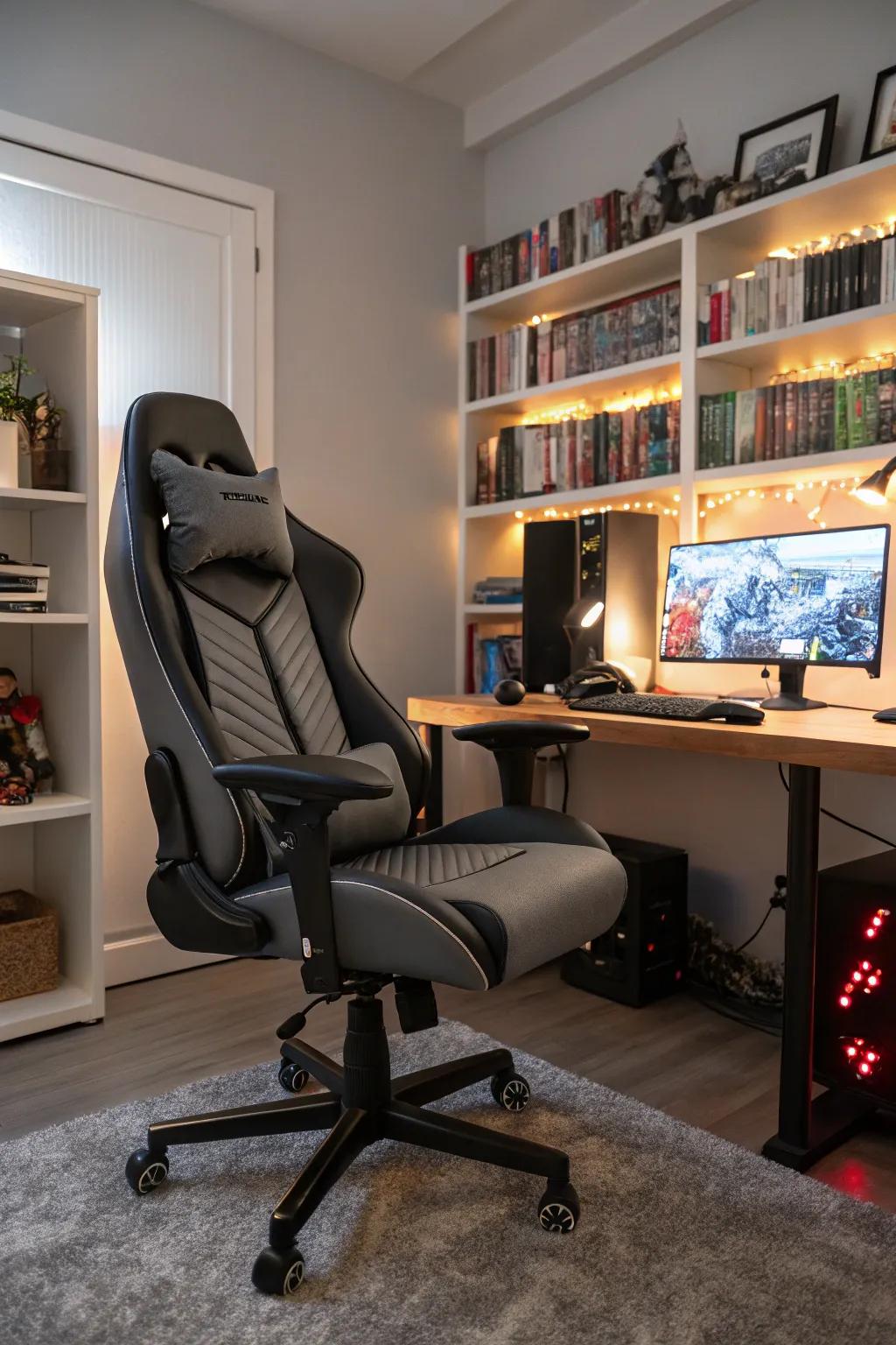 Ergonomic builds combine comfort and style for extended gaming hours.