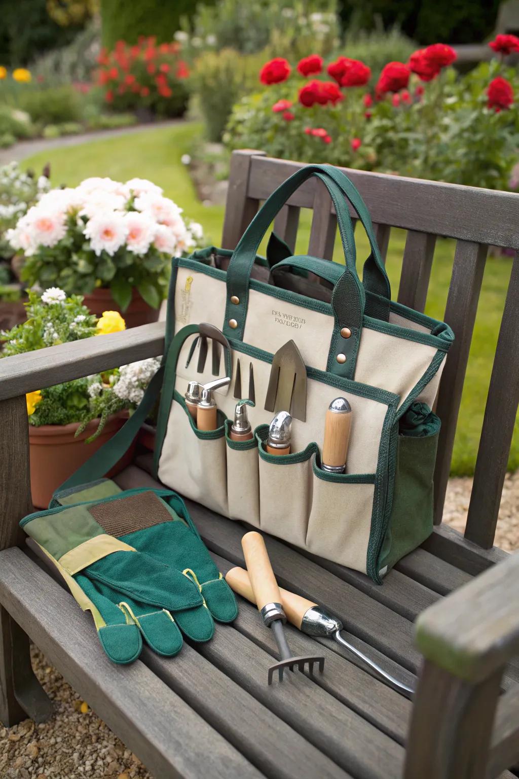 A full gardening tool set is ideal for every gardener.