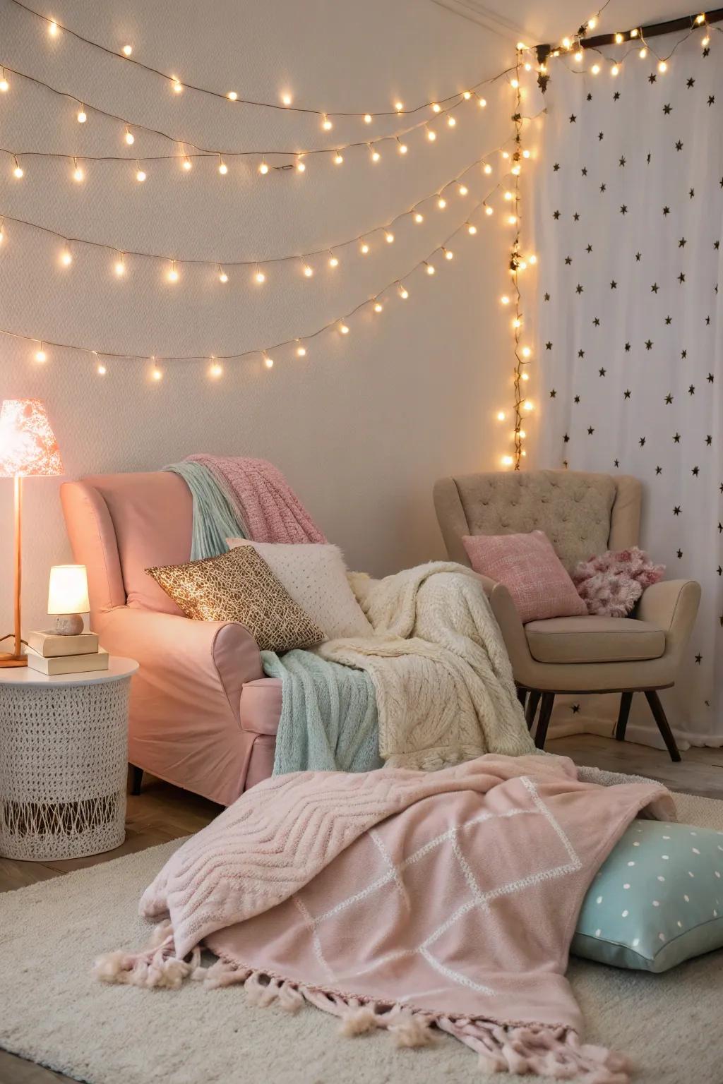 Twinkle lights bring a hint of enchantment to any space.