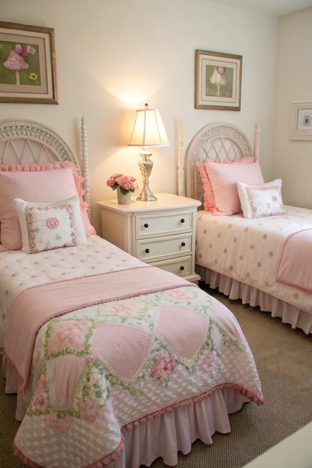 Sleeper units arranged symmetrically offer a sense of balance and individual space.