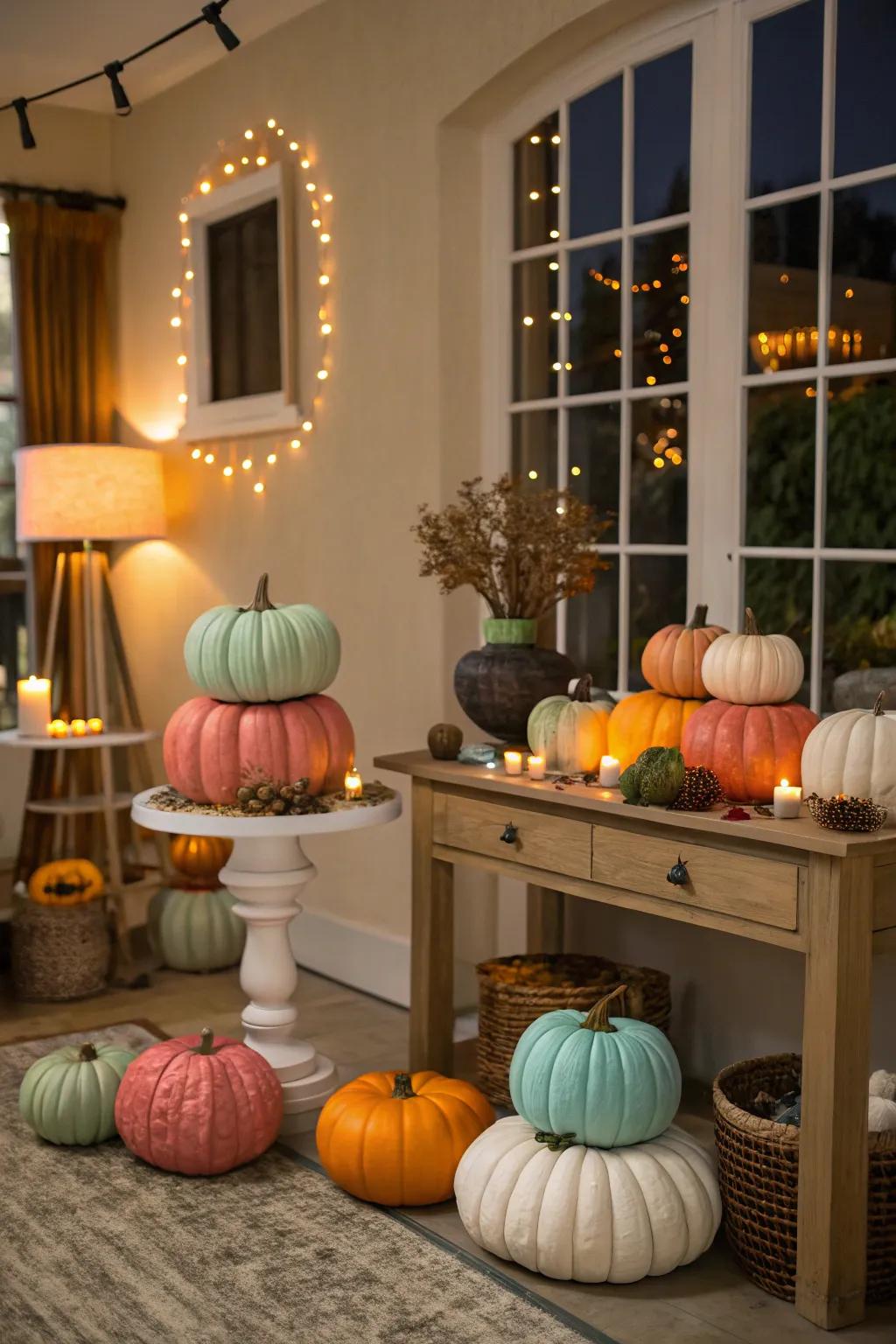 Gourds bring a joyful atmosphere to any setting.