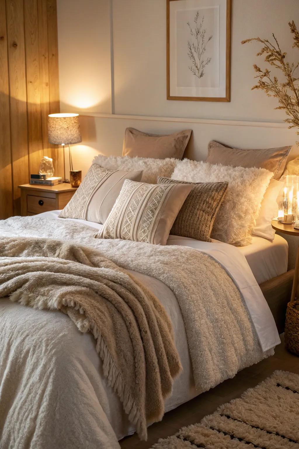 Textiles that wrap you in comfort.