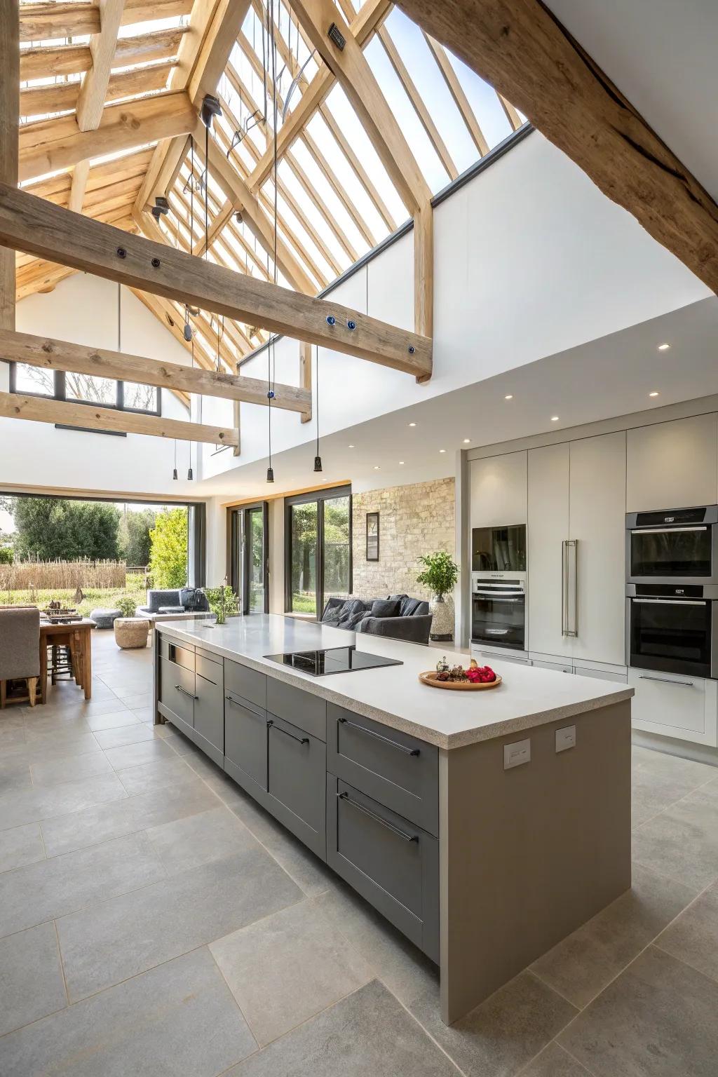 Removing walls can open up your kitchen, making it feel bigger and more welcoming.