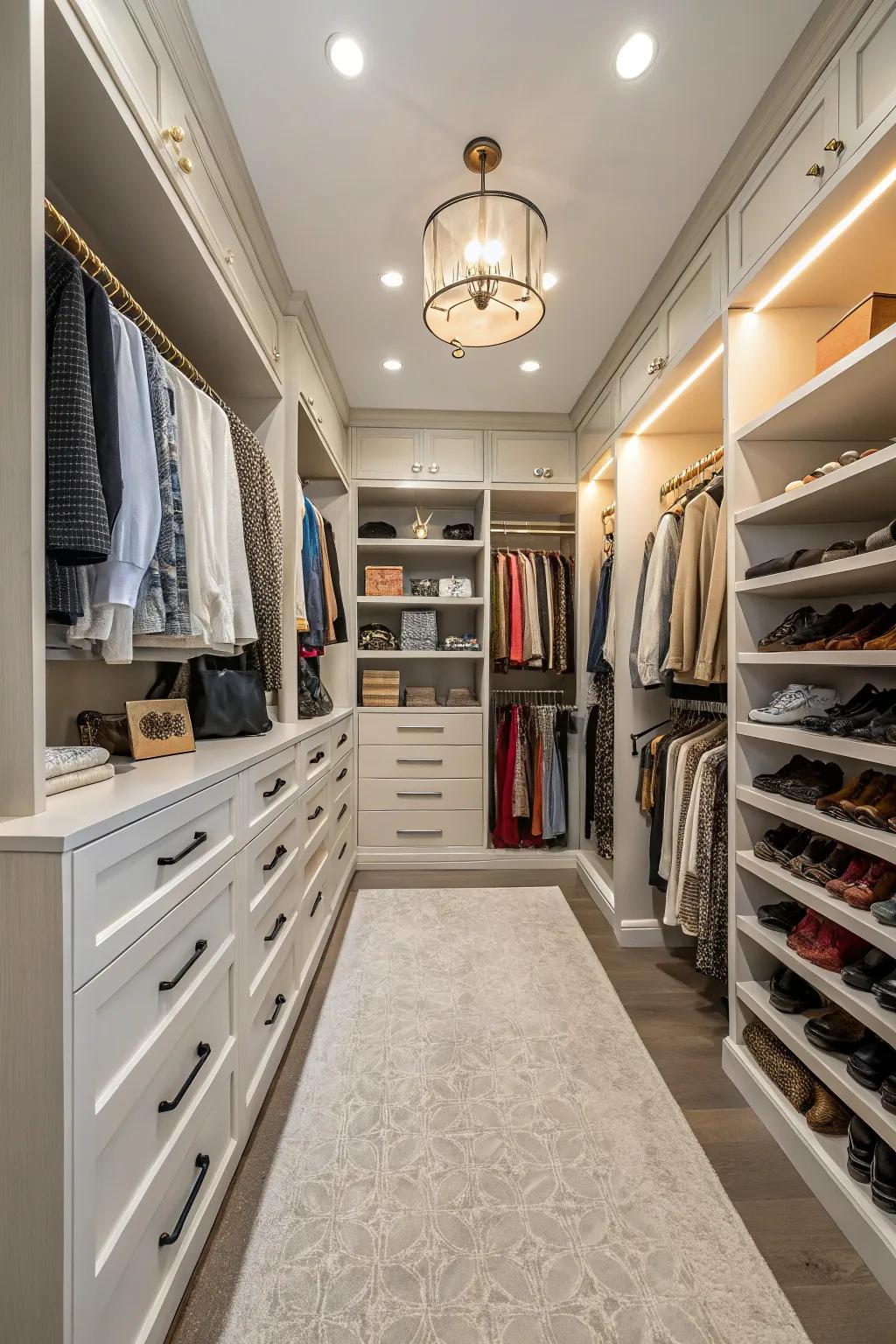 An expansive layout guarantees both luxury and usability.