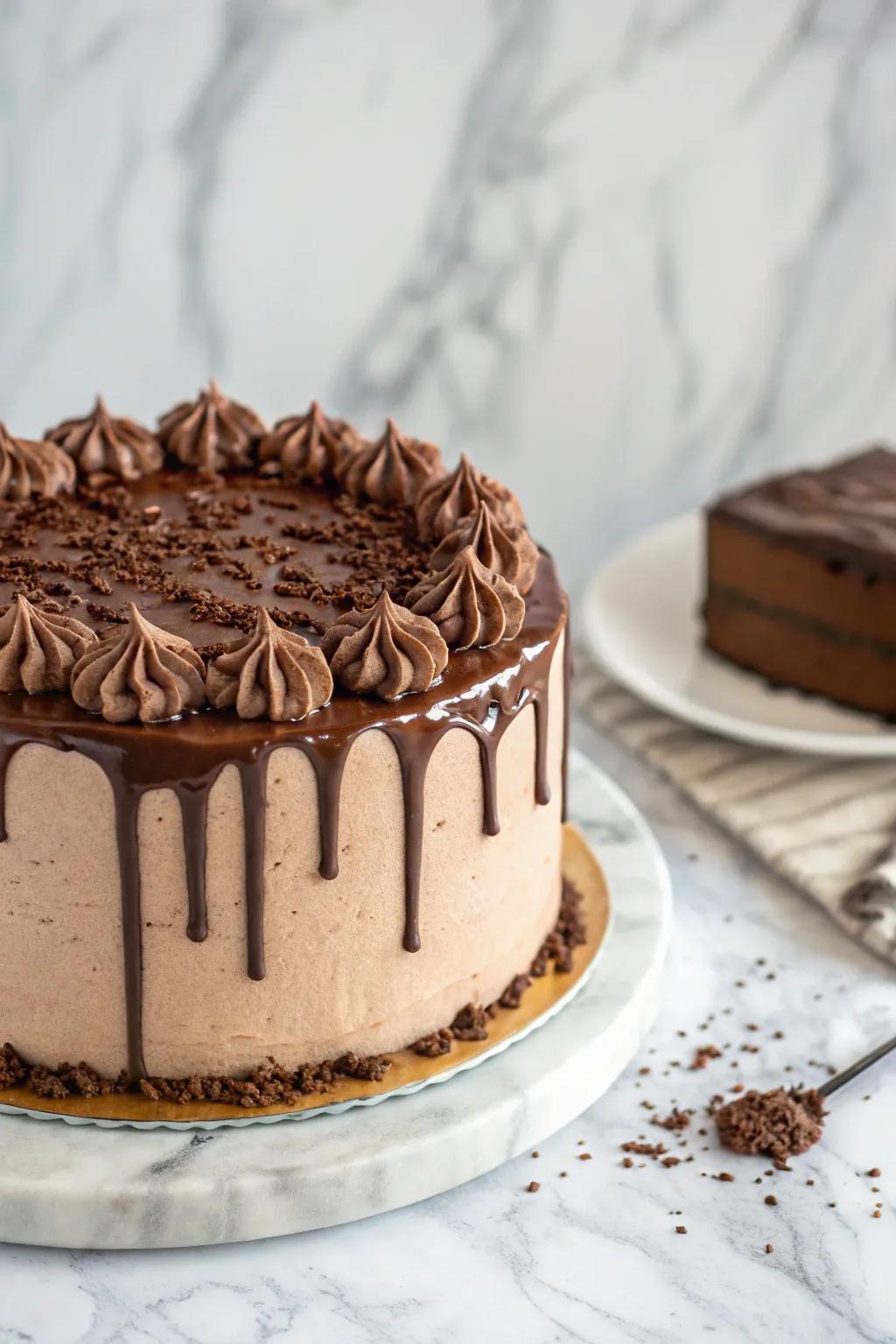 Coffee swirl treat with a traditional cacao flow for a hint of sophistication.