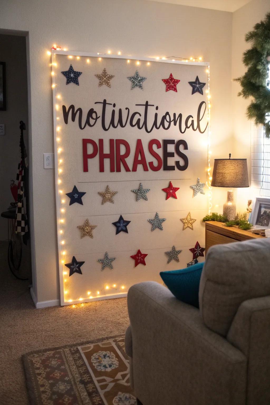 Uplifting phrases to kickstart your New Year.