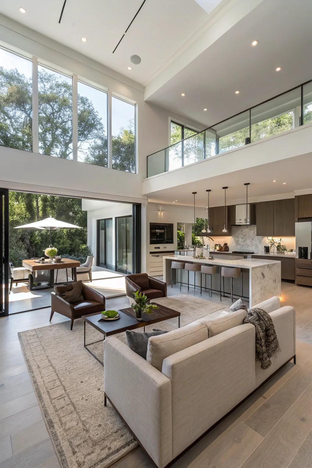Experience fluid living with an open concept kitchen and living space.
