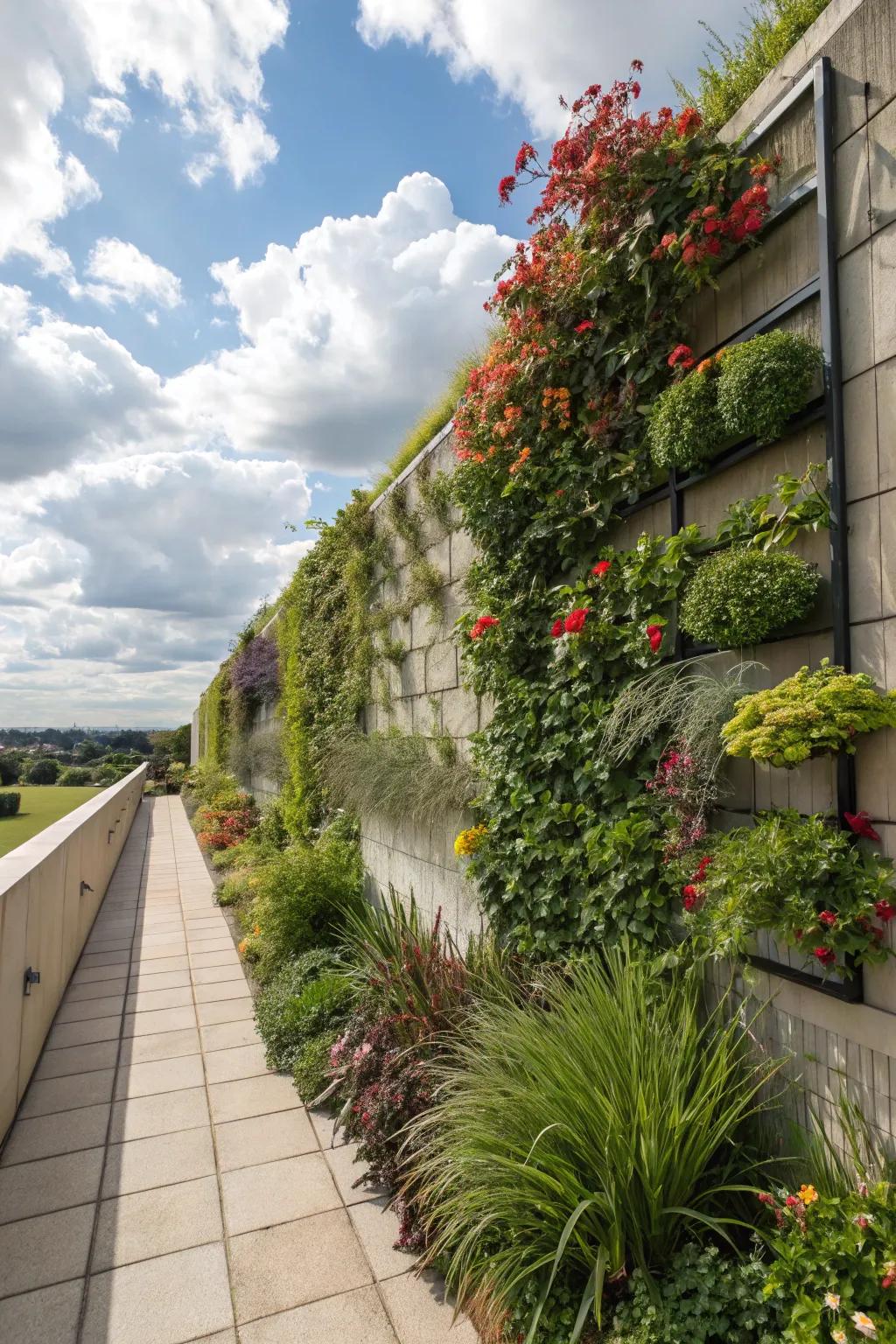 Living walls bring life to your garden walls.