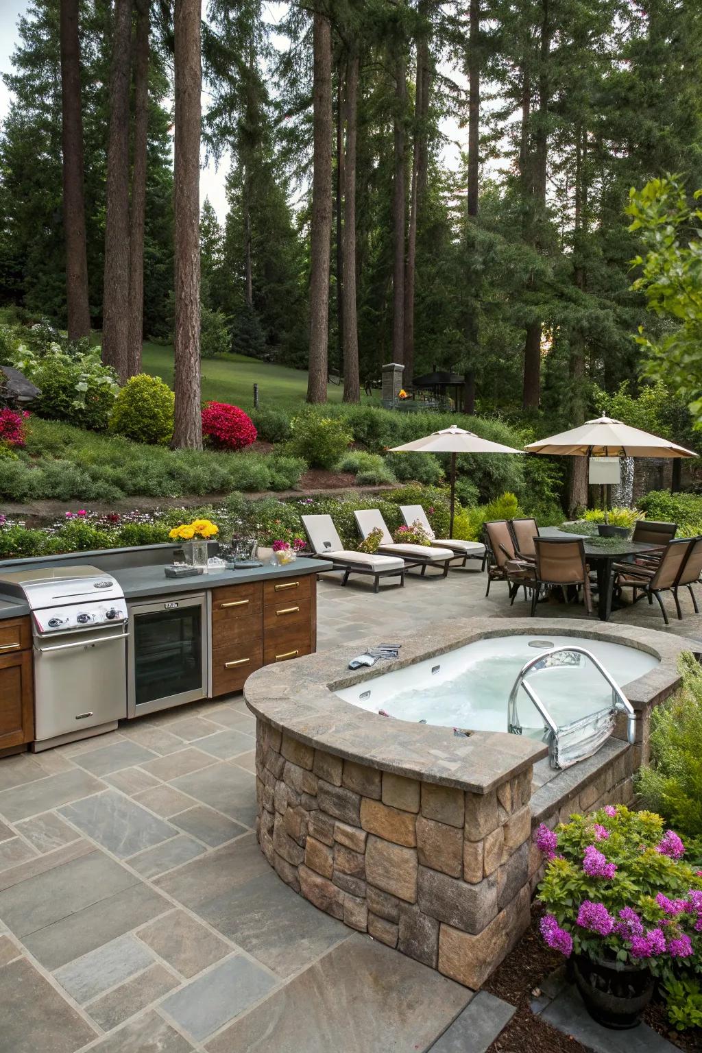 Create harmony in your space by using similar materials for a consistent appearance.