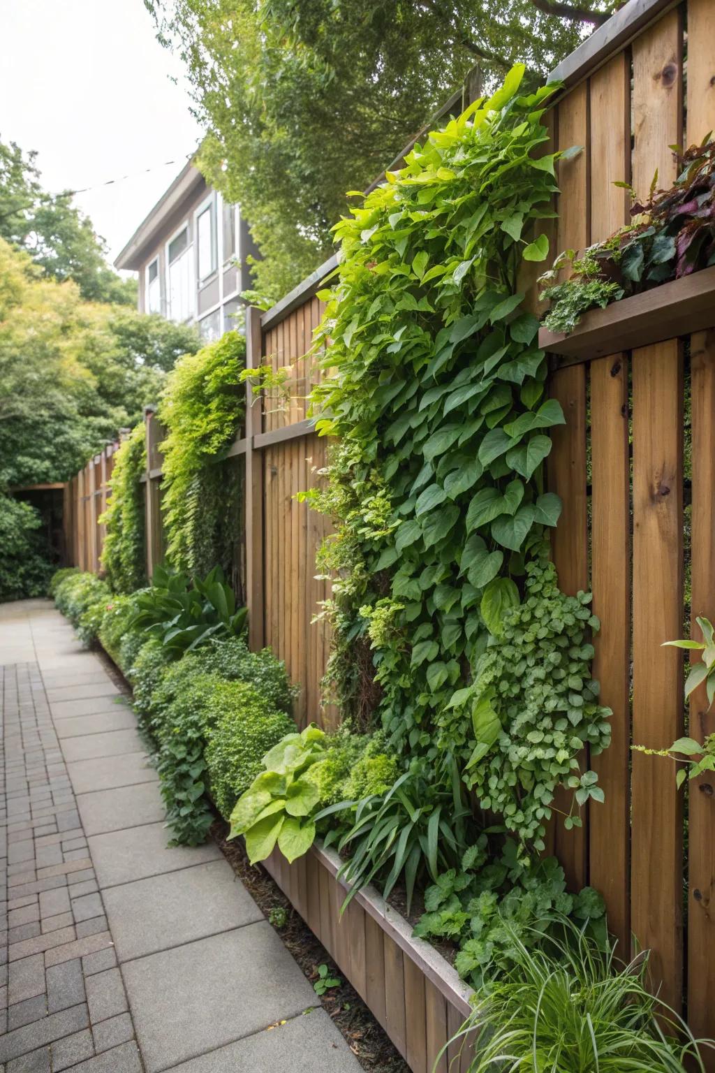 A green wall brings the beauty of nature to your living space.