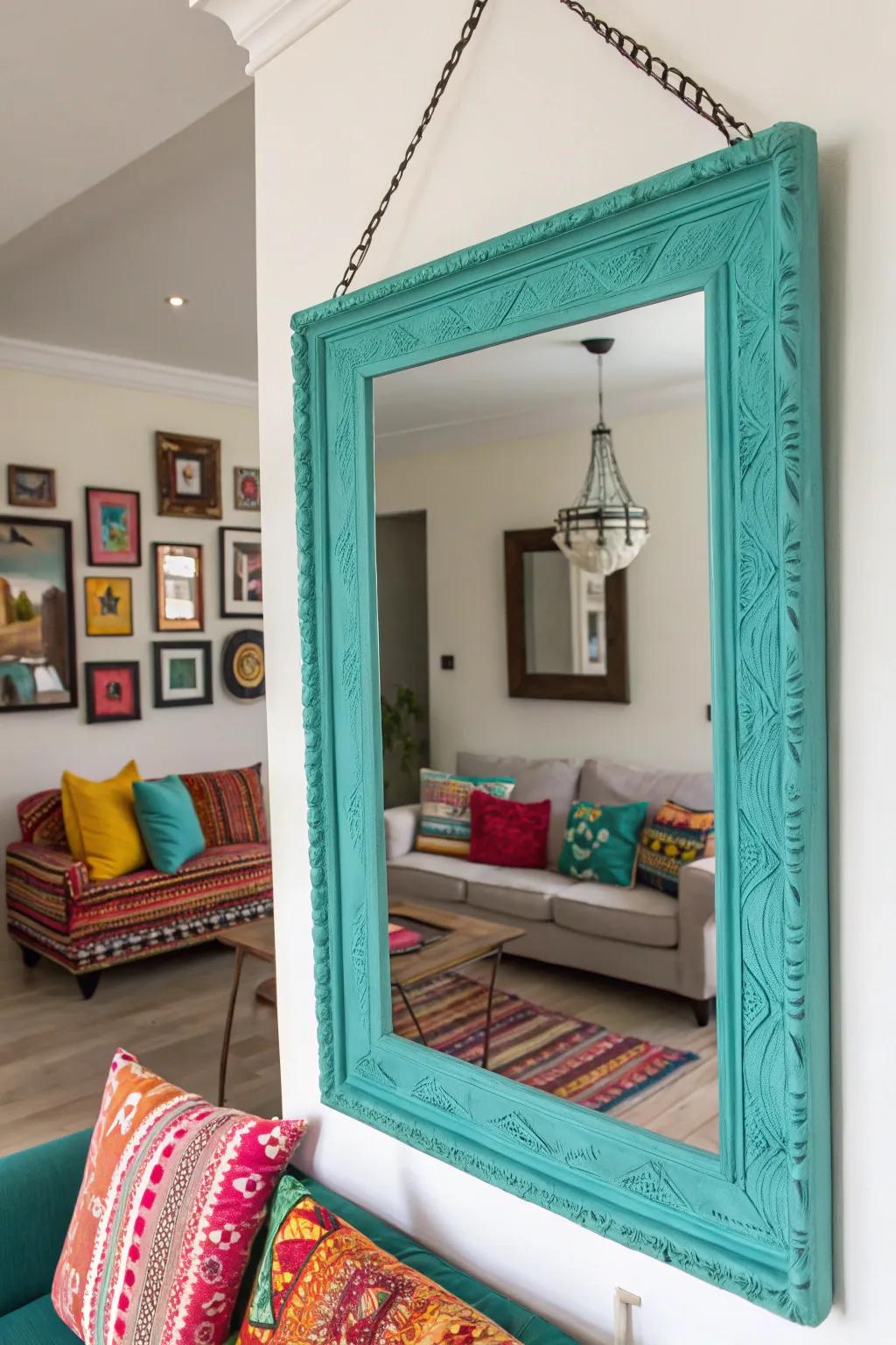 A vivid color splash can transform your entire space.
