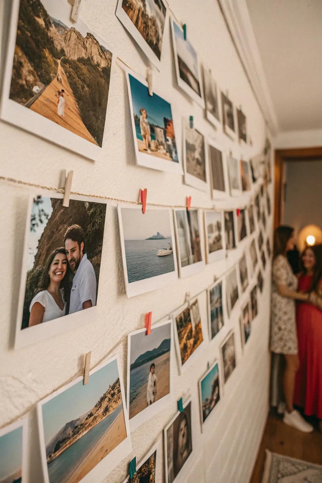 Relive the past with a retro snaps-style photo collage.