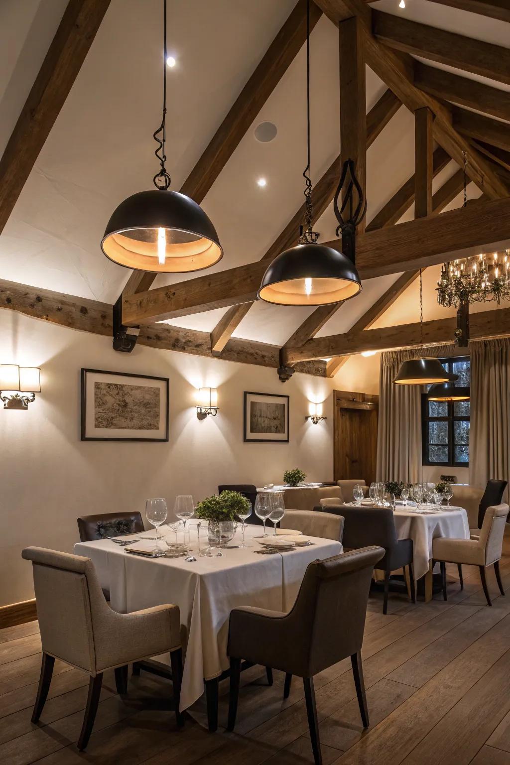Refine your dining space with stylish pendant lights.