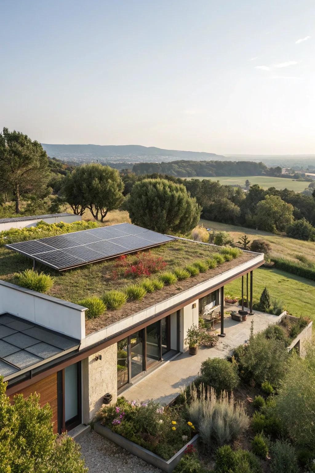 Contemporary flat roofs present a minimalist look with functional rooftop spaces.