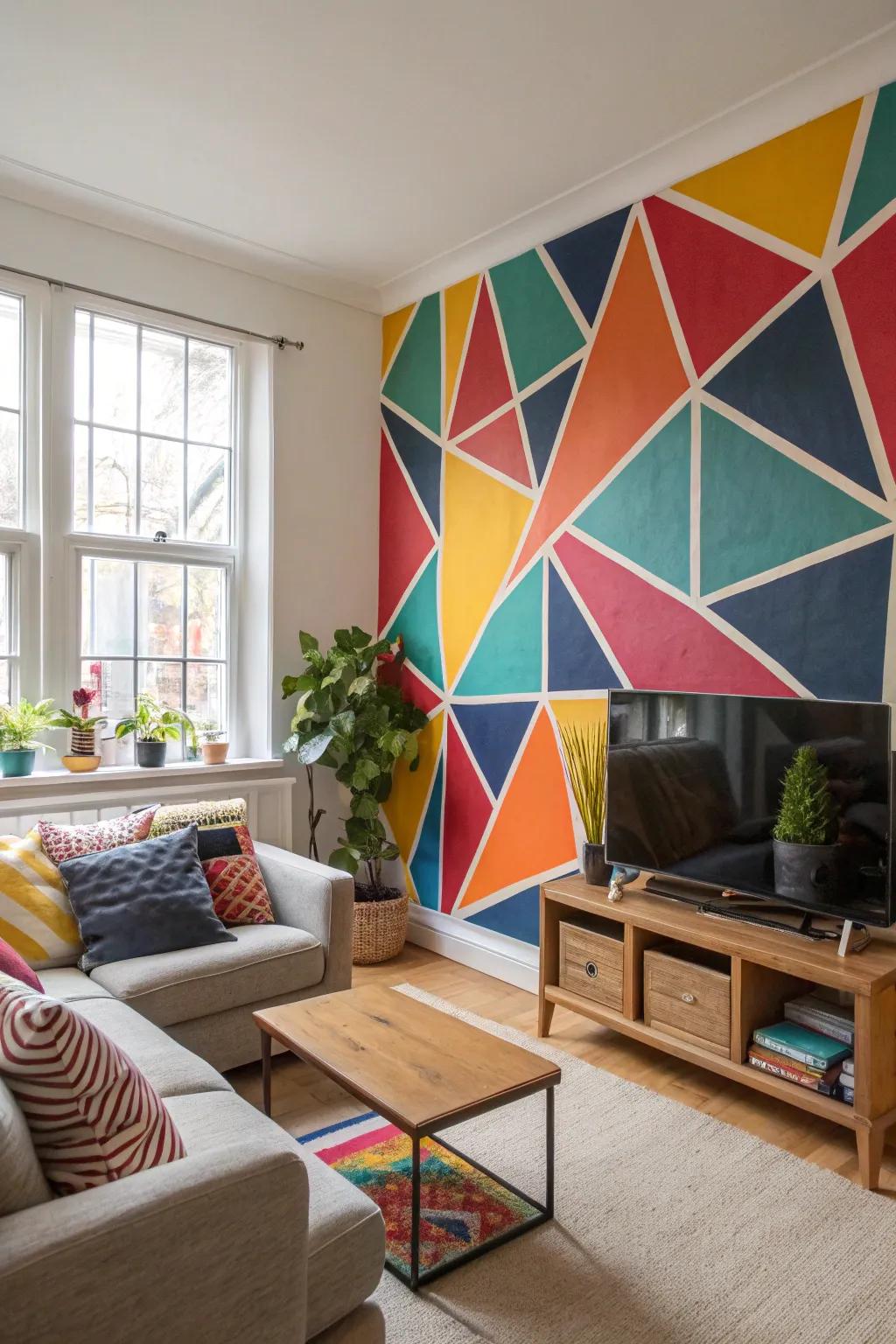 A vibrant mural that ensures your selfies are anything but ordinary.