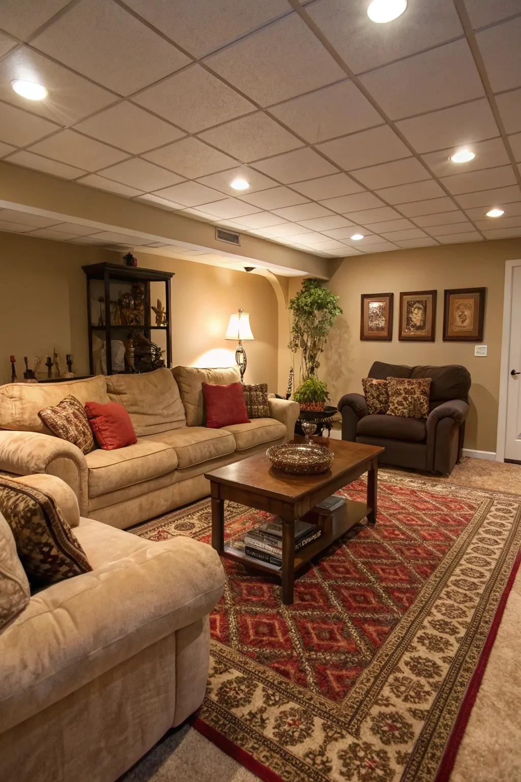 A comfortable living space perfect for family time.