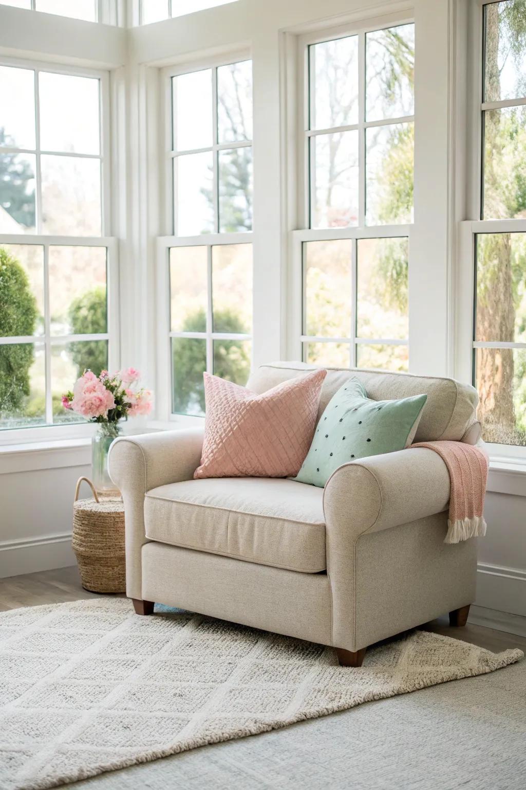 Small loveseats offer both style and comfort in compact spaces.