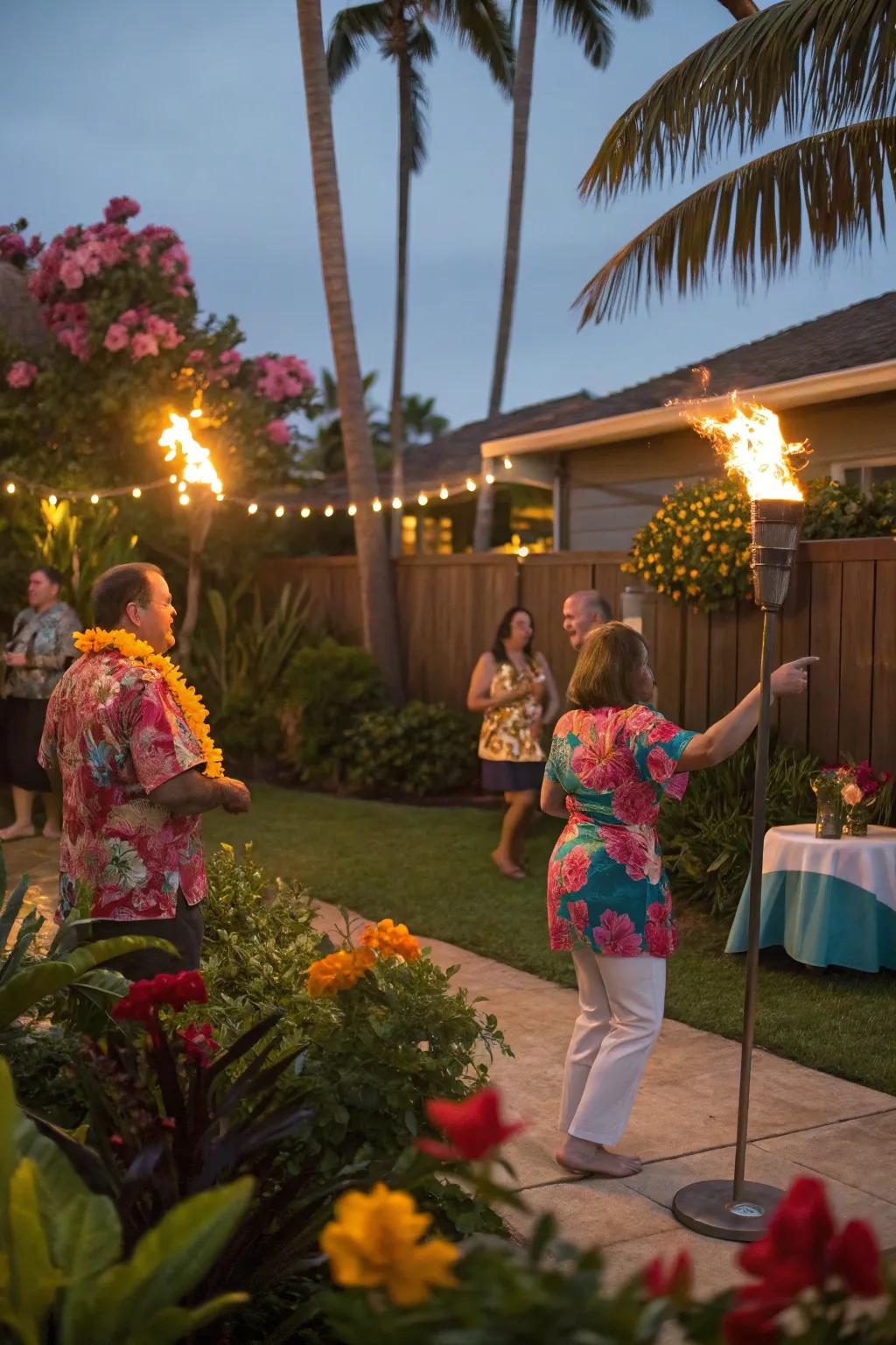 Transfer the allure of the islands to your home with an energetic island party.