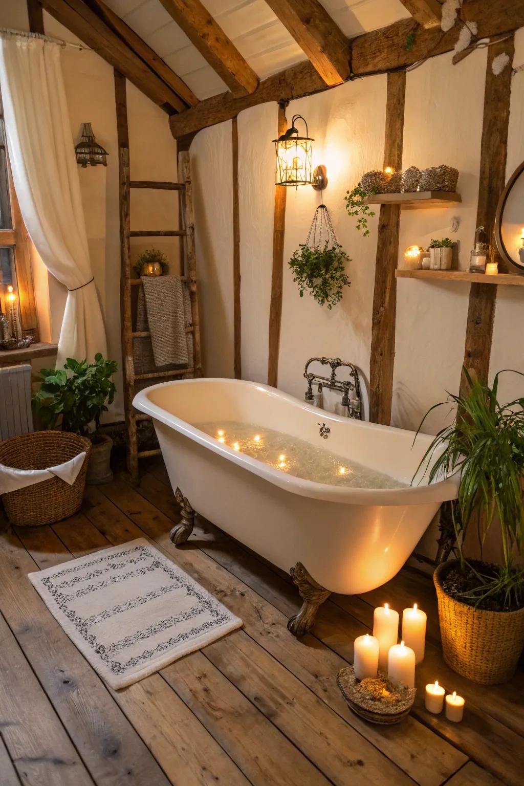 A freestanding bathtub introduces classic beauty to any bath space.