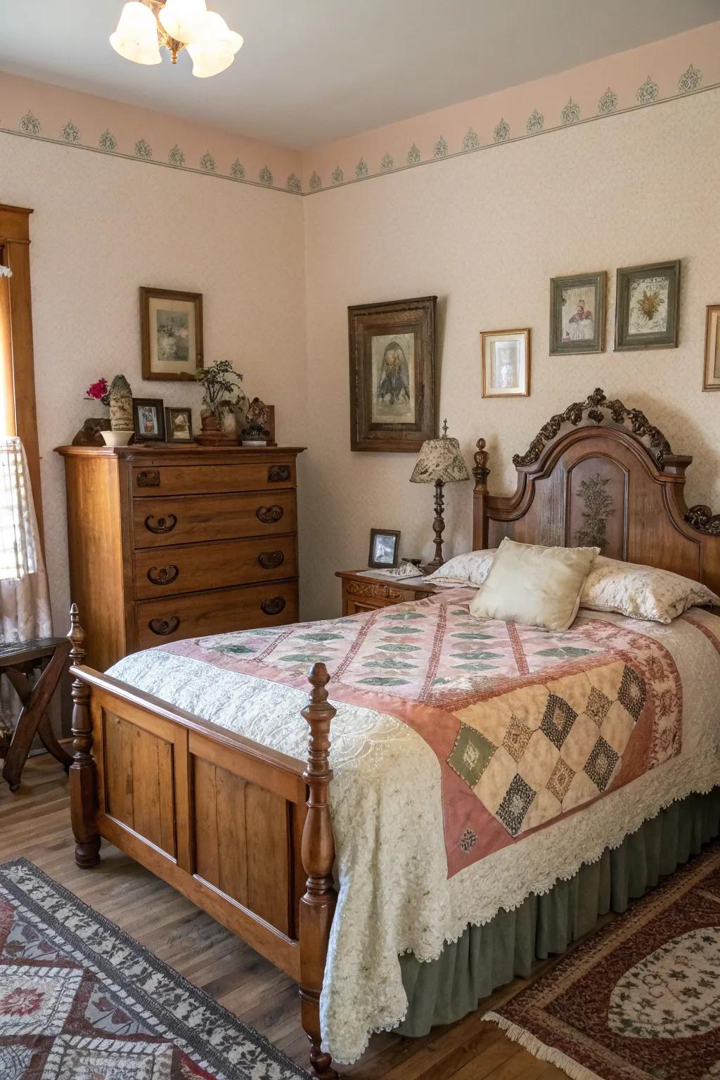 Time-honored furniture introduces enduring elegance.