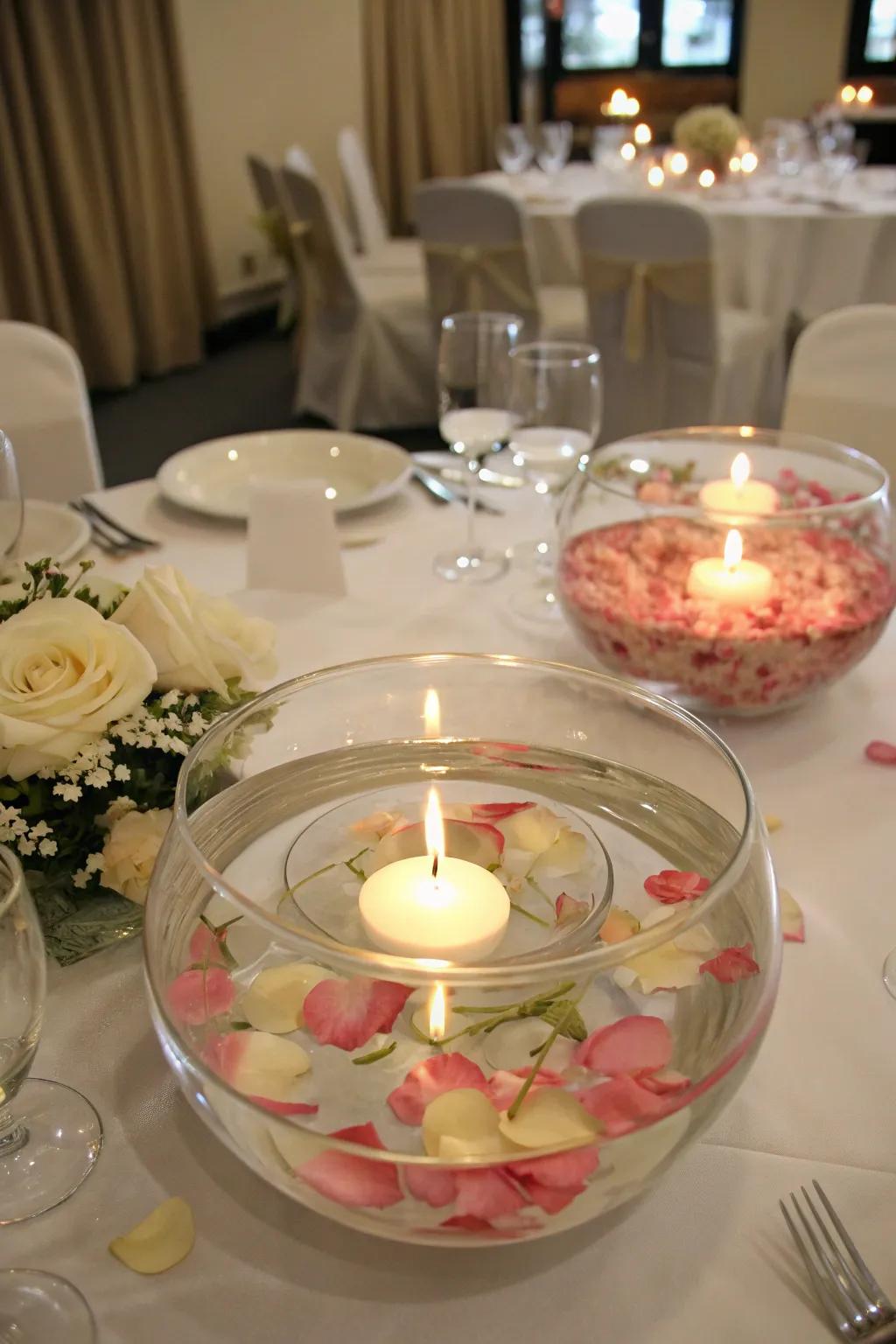 Drifting flames accompanied by bloom pieces, establishing a spellbinding ambiance.