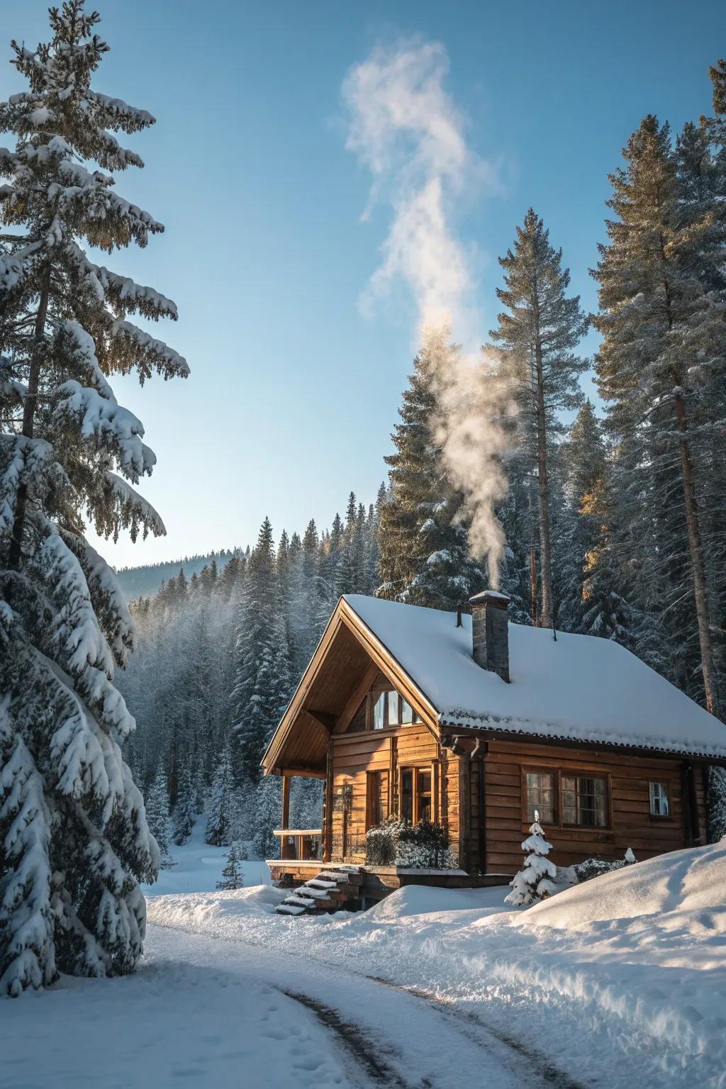 Experience peace in a cozy Vermont cabin, the perfect setting for a winter babymoon.