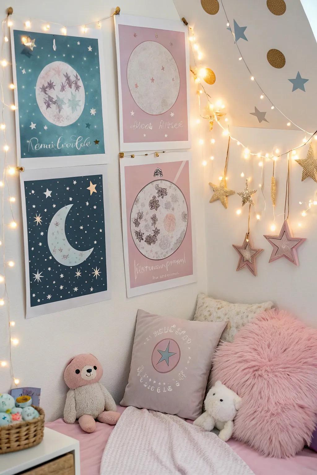 Celestial themes introduce a touch of magic and elegance.
