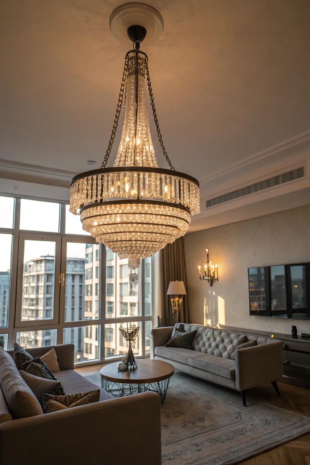 Lighting can be a design statement as well as functional.