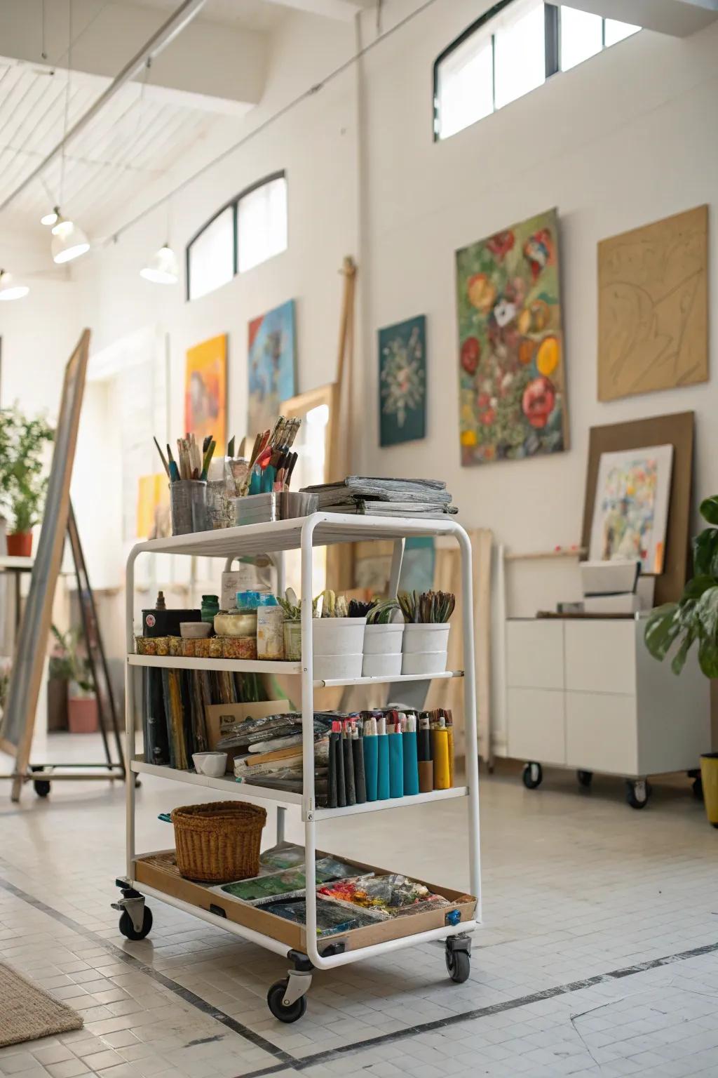 On-the-go supplies, always ready for use.