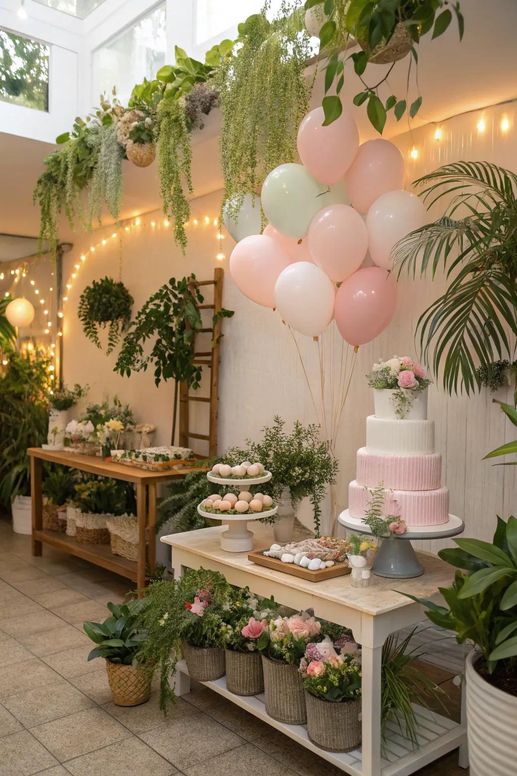Eco-Friendly Greenery - Fresh and Lively Decor