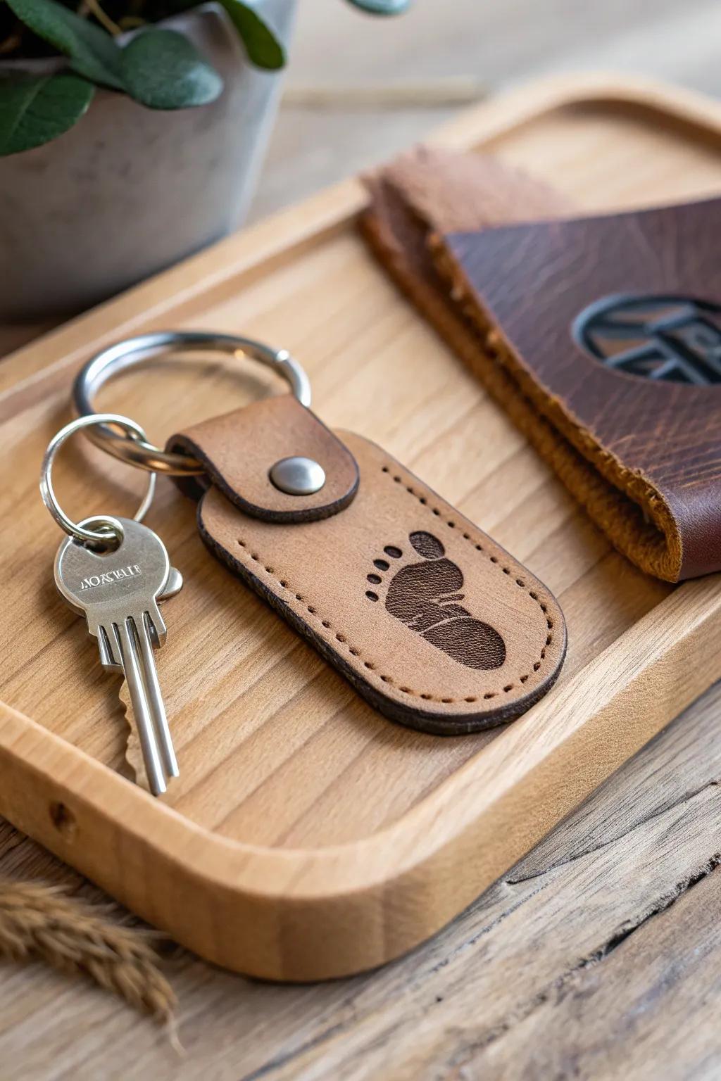 A stylish and portable way to keep those footprints close.