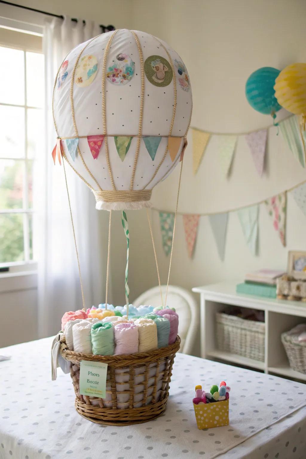 A stunning diaper airborne vessel sure to impress.