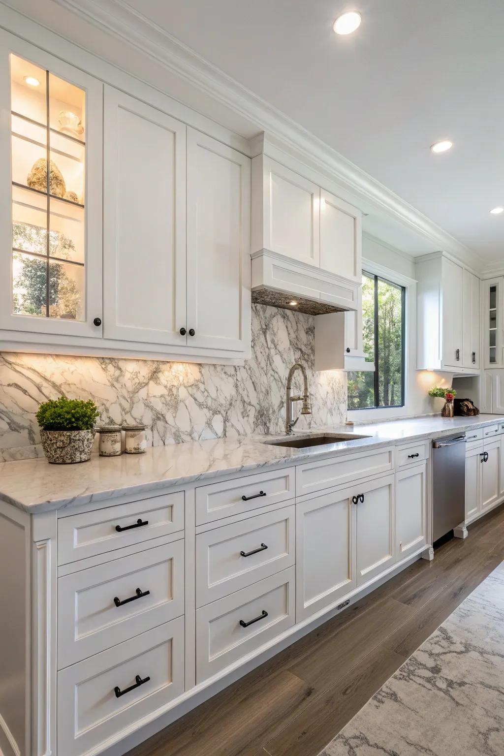 Marble brings ageless refinement.