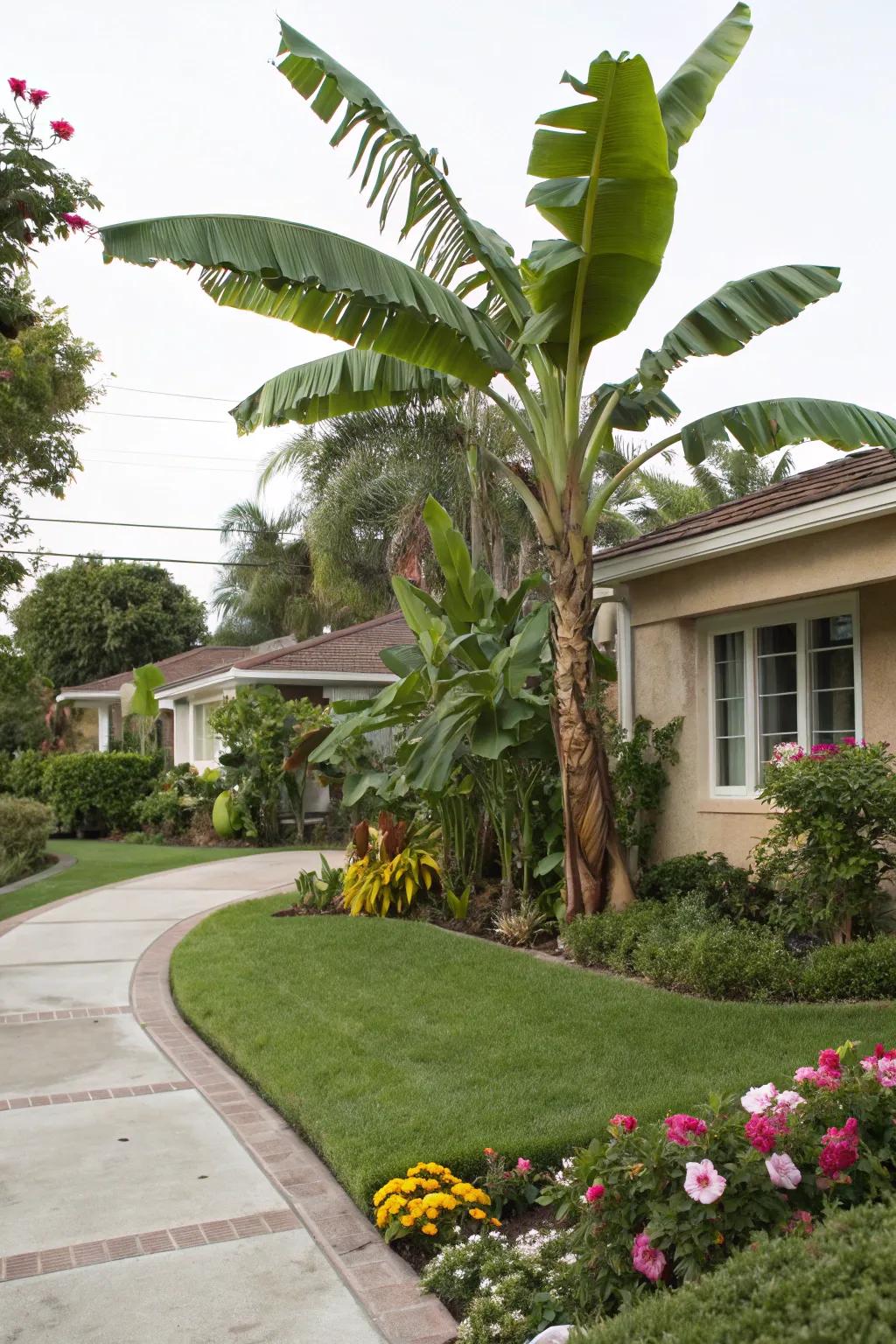 Boost curb appeal with a palm in your front yard.