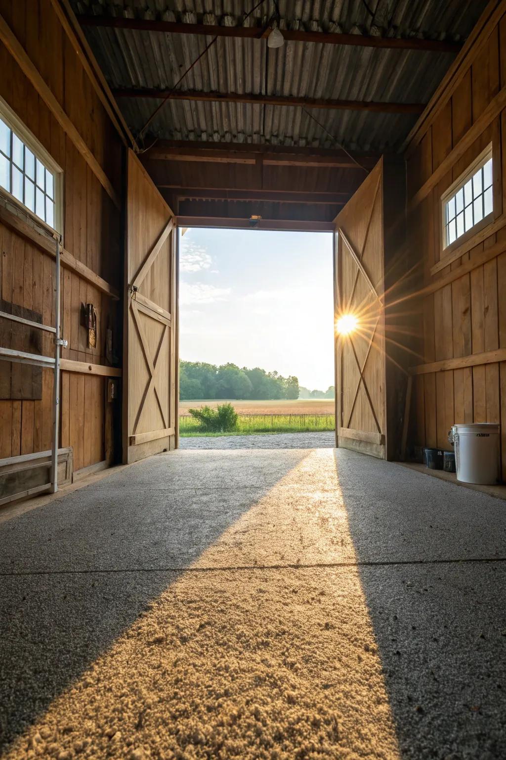 Airy blacktop offers porosity and durability.