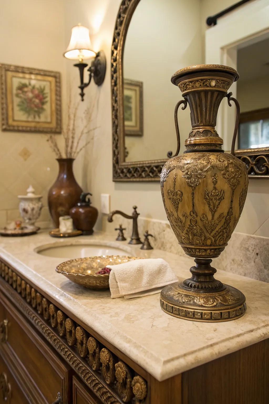 Vintage elements add charm and character.