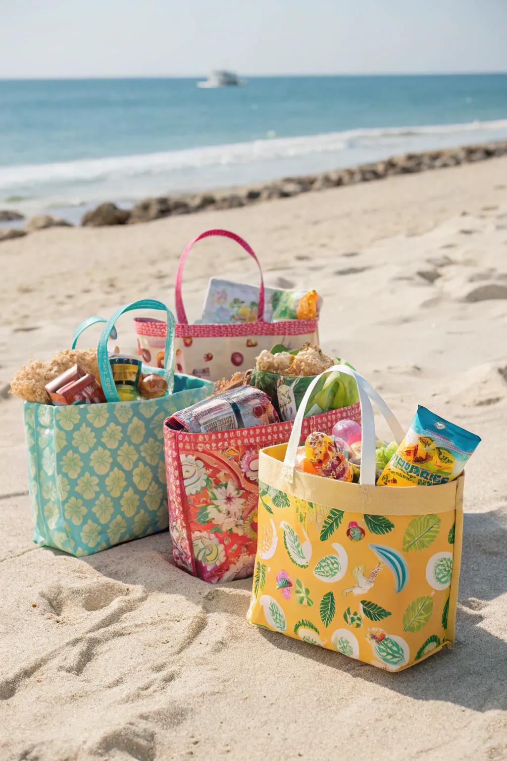 Beach carry-alls are both practical and appreciated gifts.