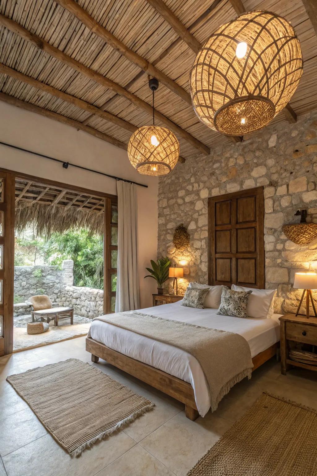 Nature-inspired designs bring a touch of the outdoors inside.