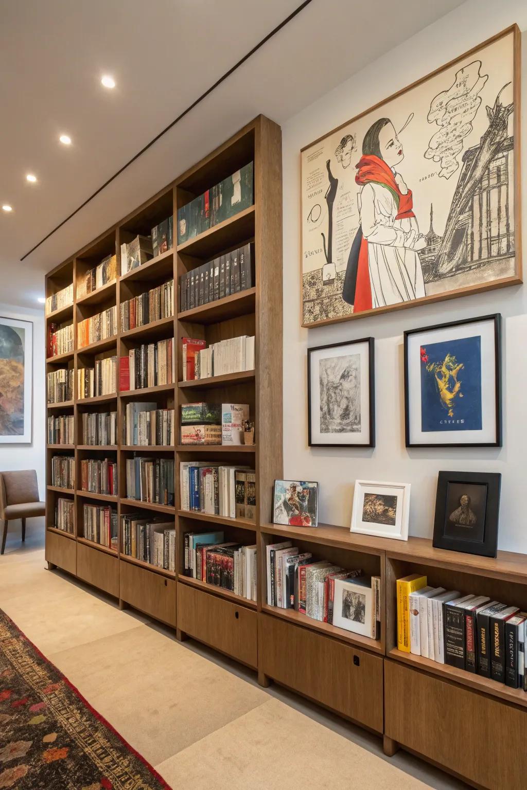Artistically inclined displays introduce a creative aspect.